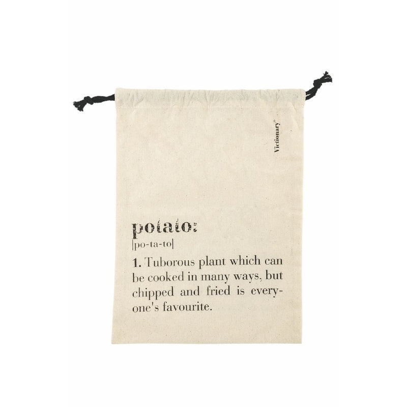 Sacchetto potato/patata 40x30 cm in Cotone VdE Tivoli 1996 Beige