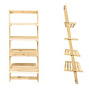 Scaffale Libreria a Scala 4 Ripiani in Legno