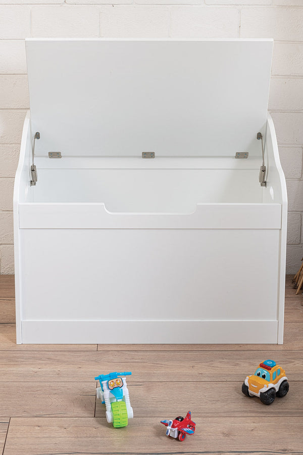 Rechteckige Baule Truhe 80x50x60 cm aus MDF Fumer Gaia Bianca online