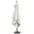 Ombrellone da Giardino 3x3m in Alluminio con Manovella Milano S Bianco