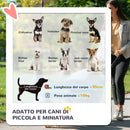 Passeggino per Cani Convertibile in Trasportino 82x49,5x98 cm in Acciaio e Poliestere Rosso e Nero   