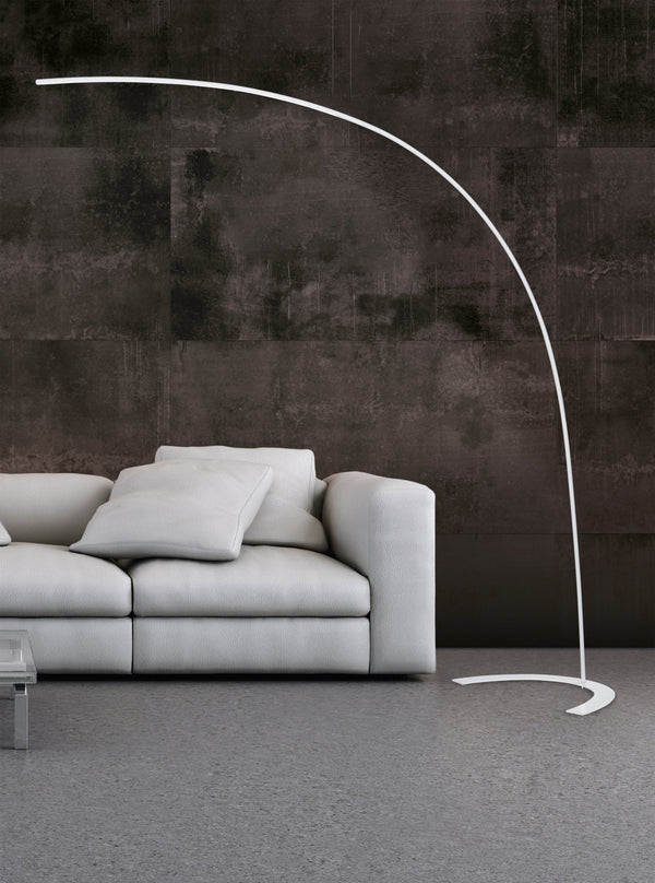 LED-Stehlampe für den Innenbereich aus weißem Metall prezzo