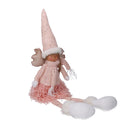 Angelo led tessuto rosa cm 15x12xh65