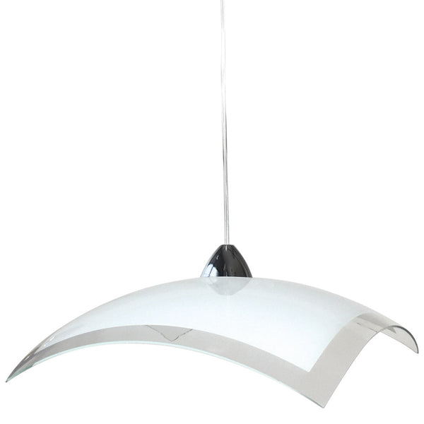 online Aufhängung 1xE27 Chromrahmen Glasplatte Bi+Transparent E-Energy Elisa