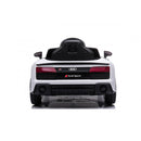 Macchina Elettrica per Bambini 12V Licenza Ufficiale Audi R8 New Spyder con Telecomando e Sedile in pelle Bianco