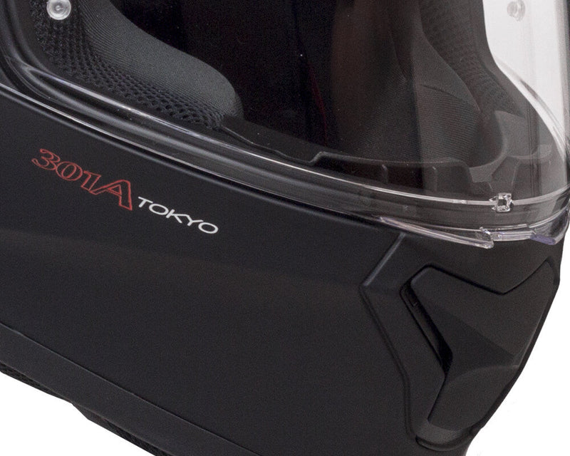 Casco Integrale per Scooter Visiera Lunga CGM Tokyo 301A Nero Opaco Varie Misure