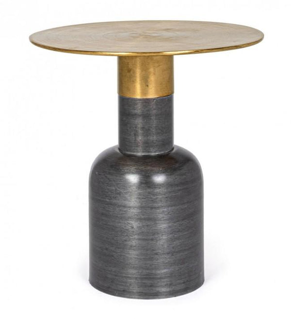 Niedriger Couchtisch Ø45x49 cm aus Stahl sconto