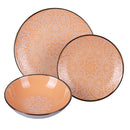 Servizio Piatti 12 Pezzi in Gres VdE Tivoli 1996 Baku Sunset