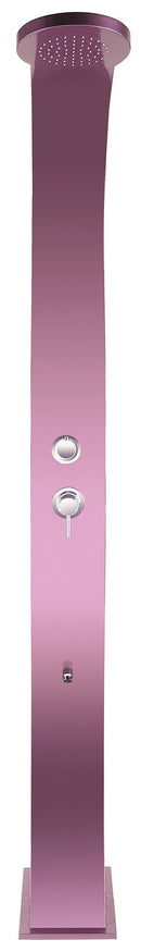 Doccia da Esterno Giardino Miscelatore e Lavapiedi Rosa