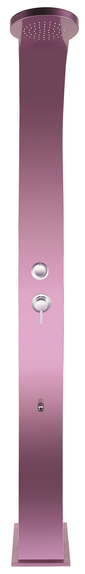 Doccia da Esterno Giardino Miscelatore e Lavapiedi Rosa