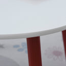 Set Tavolino e 2 Sgabelli per Bambini in Legno 