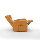 Poltrona Alzapersona Elettrica 2 Motori 73x101x86 cm Adele in Microfibra Dispositivo Medico 1 Mostarda