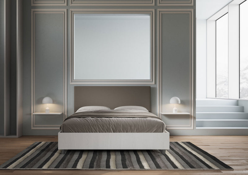 Letto Matrimoniale Level Cappuccino Varie Misure