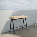 Consolle Allungabile 90-190x40x77 cm in Nobilitato Marrone