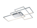 Plafoniera da Interno a LED in Metallo Nickel Opaco