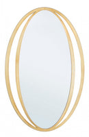 Specchio con Cornice Nabila Oro 51x80 in Metallo