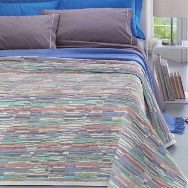 sconto Cober Altea Mehrfarbige Tagesdecke aus Baumwollmischung