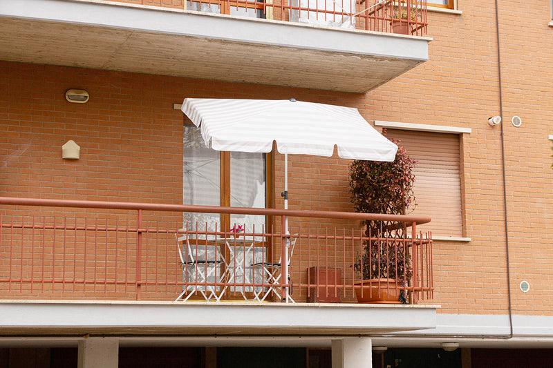 Ombrellone da Giardino 2x1,25 m Palo Ø28 mm Terrazzo in Alluminio Flexo