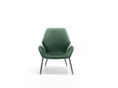 Poltrona da Salotto o da Camera Brandy 73x68x85 cm in Velluto Verde Scuro