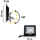 Faro a led da esterno 6500K luce fredda da muro 100W impermeabile IP66