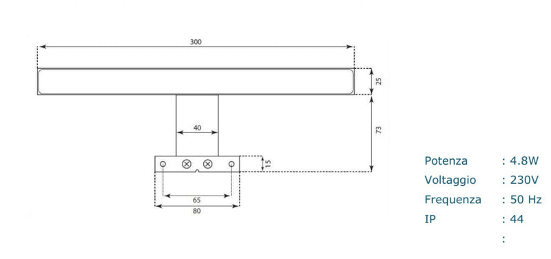 Mobile Bagno Sospeso 91,5cm TFT Swing Rovere Scuro 2S