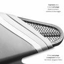 Asse da Stiro Prestige Profi 123x48 cm Salvaspazio Altezza Regolabile Ampia Area di Stiratura e Ripiano Sottostante