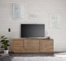 Mobile TV Moderno 3 Ante Jupiter 182x44x63 cm Noce Mercure