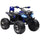 Quad Elettrico per Bambini 3-5 Anni a 12V con Fari e Pedale, in PP e Metallo 100x65x73 cm, Blu