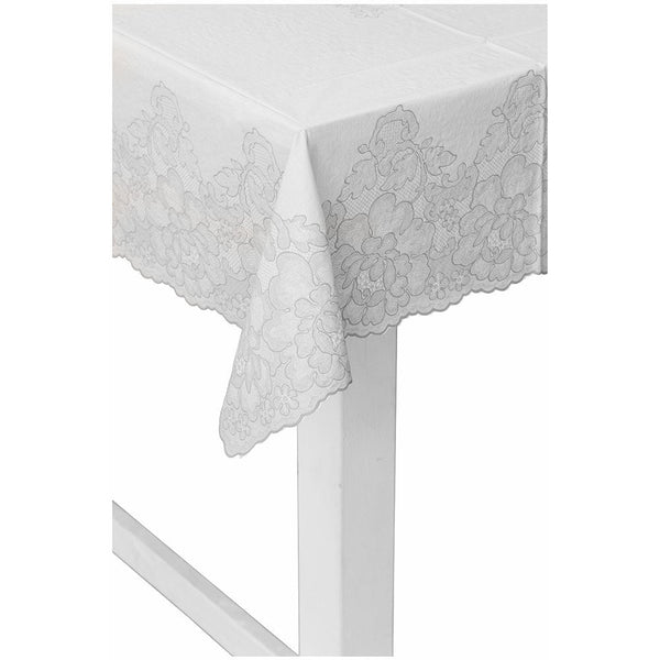 online Rechteckige PVC-Tischdecke 150x260cm Villa d'Este Grau