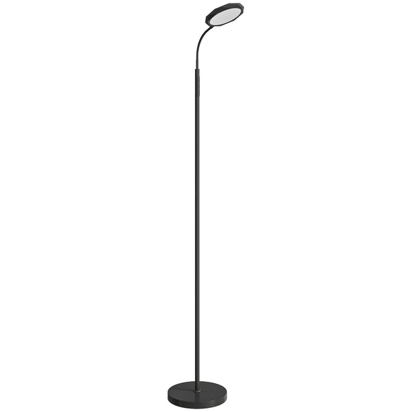 Lampada da Terra LED 22x166 cm con Telecomando Regolazione Luminosità e Temperatura in Acciaio Nero prezzo