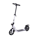 Monopattino per Ragazzi Pieghevole Regolabile 95-105 cm Bianco e Nero 