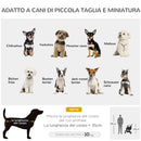 Passeggino per Cani Piccoli Pieghevole con Copertura Antipioggia a 3 Ruote Cachi  