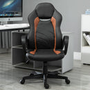 Sedia da Gaming Ergonomica in Similpelle  Marrone e Nera