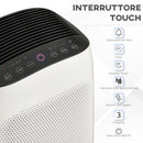 Purificatore d'Aria 32,7x22x55,8 cm 42W 3 Velocità Bianco