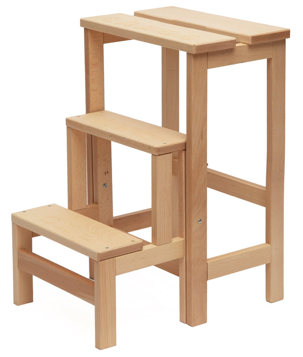 online Leiterhocker 60x40x46 cm in Naturholz