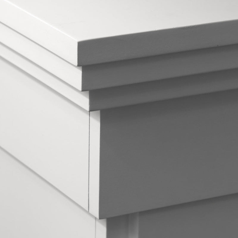 Camino a Bioetanolo da Pavimento 112x36x95 cm Clinton Bianco