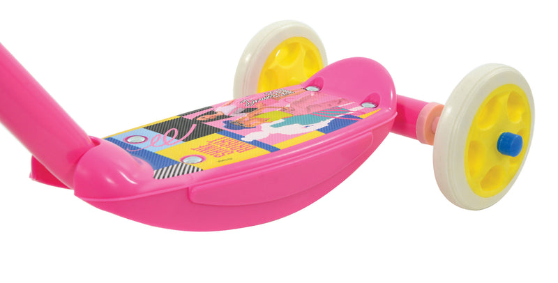 Monopattino a 3 Ruote Ruote in EVA antiforatura Barbie Rosa  