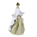 Statuina Donna in Resina bianco cm 18x18xh31,5