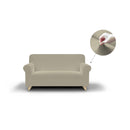 Copridivano Elasticizzato in Poliestere Dahlia Tortora Varie Misure