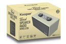 Altoparlante Speaker 80W Wireless con Radio in Similpelle Kooper Twist Ecrù
