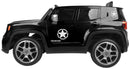 Macchina Elettrica per Bambini 12V con Licenza Jeep Renegade Limited Nera