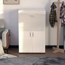 Mobile Asse da Stiro a Scomparsa Salvaspazio Richiudibile 55x38x90,5 cm In MDF Bianco Frassino