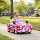 Macchina Elettrica per Bambini Disney Minnie 6V Rosa