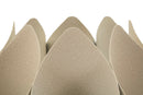 Lampada da Terra Space 39,5x39,5x155 cm in Ferro Crema      
