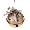 Set 2 Campanaccio con Fiocco 10 cm Oro