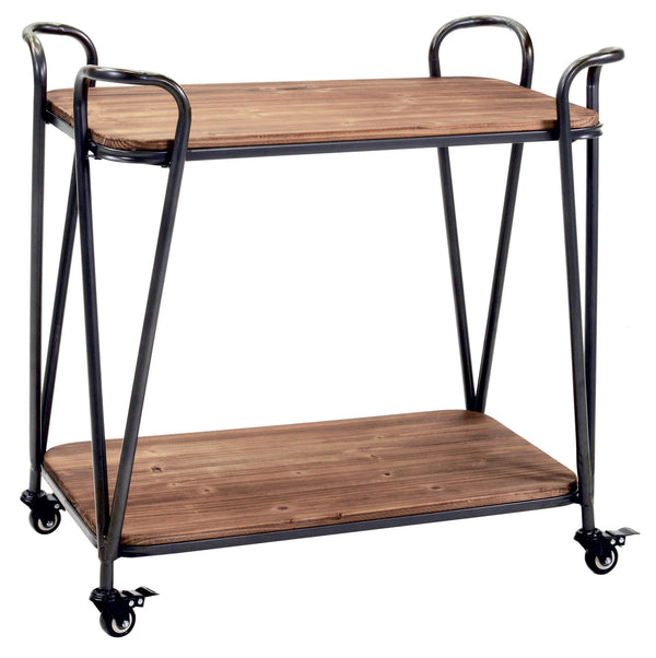 Metallwagen 2 Adami-Holzregale prezzo