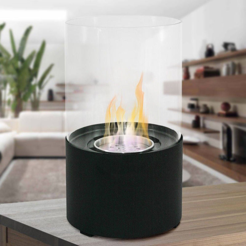 Camino a Bioetanolo da Tavolo Ø16x29 cm Oxford Nero