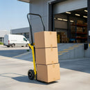 Carrello Portapacchi Pieghevole Piattaforma Multifunzione Porta Pacchi in Acciaio Giallo