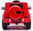 Macchina Elettrica per Bambini 12V con Licenza Mercedes G63 AMG Fuoristrada Rossa