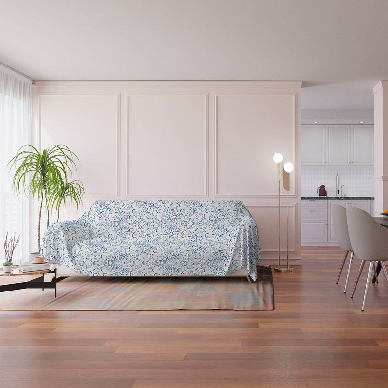 Telo Arredo Copritutto Copridivano in Microfibra Ornato Tex